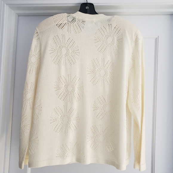 San Remo by Laura Knits, 3 piece jacket, sleeveless shell and pants size L - Picture 5 of 11